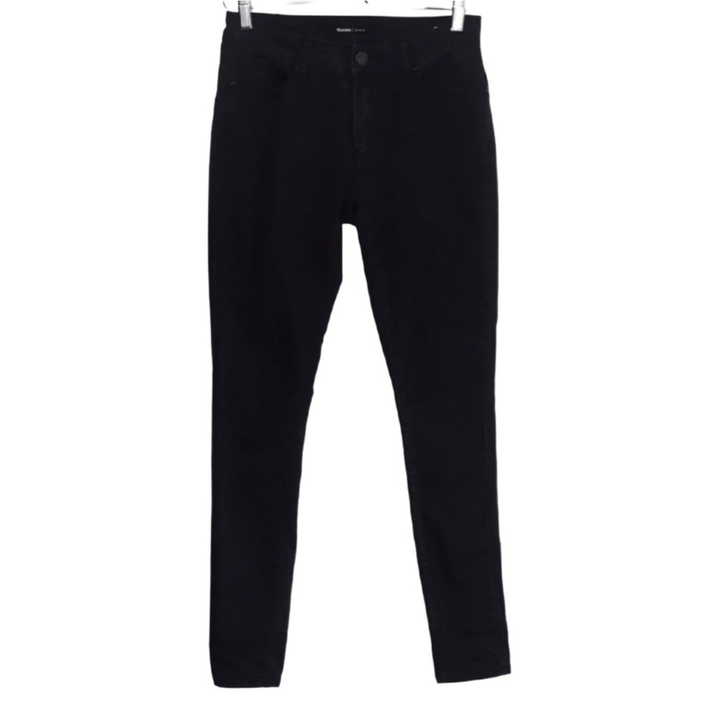 Bluenotes‎ Women's 27 X 32 Black Stretch Curvy Jeggings Skinny Jeans
